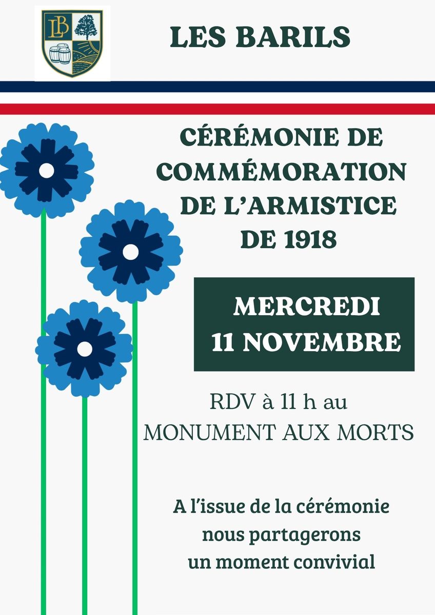 Cérémonie de commémoration du 11 novembre